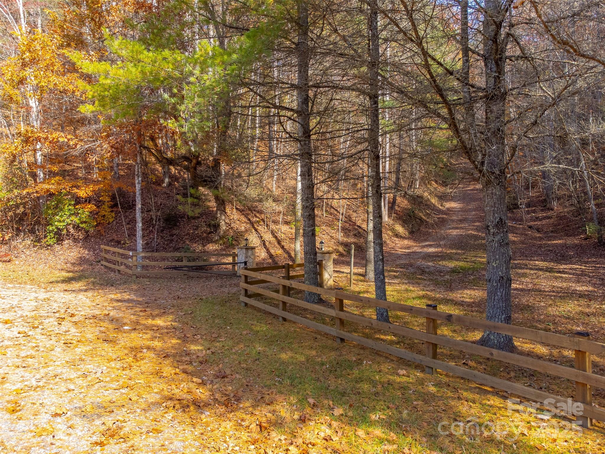 2311 Alarka Road Bryson City, NC 28713 - Photo 44 of 47 a backyard of a house with lots of green space