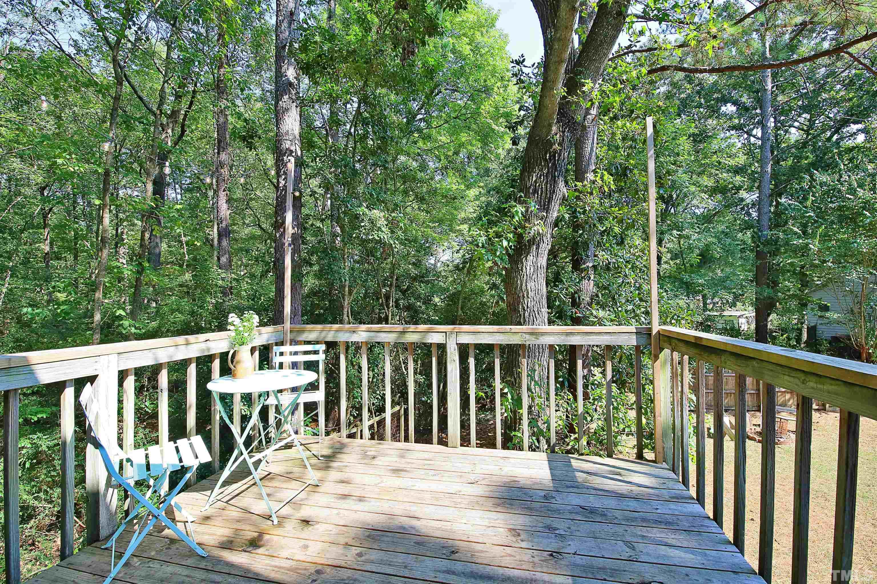 13 Williams Durham, NC 27704 - Photo 16 of 23 a balcony with wooden floor and fence