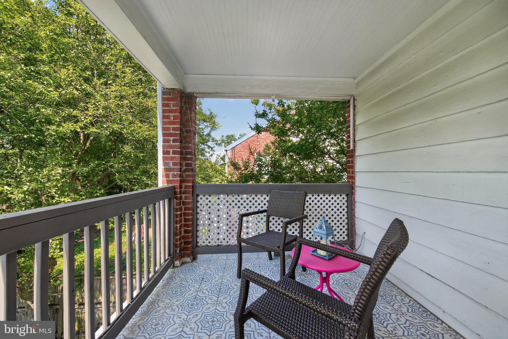 212 Normandy Drive Silver Spring, MD 20901 - Photo 38 of 77 Private Balcony-Upper Level