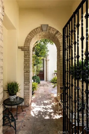 a living room with furniture fireplace and a flat screen tv