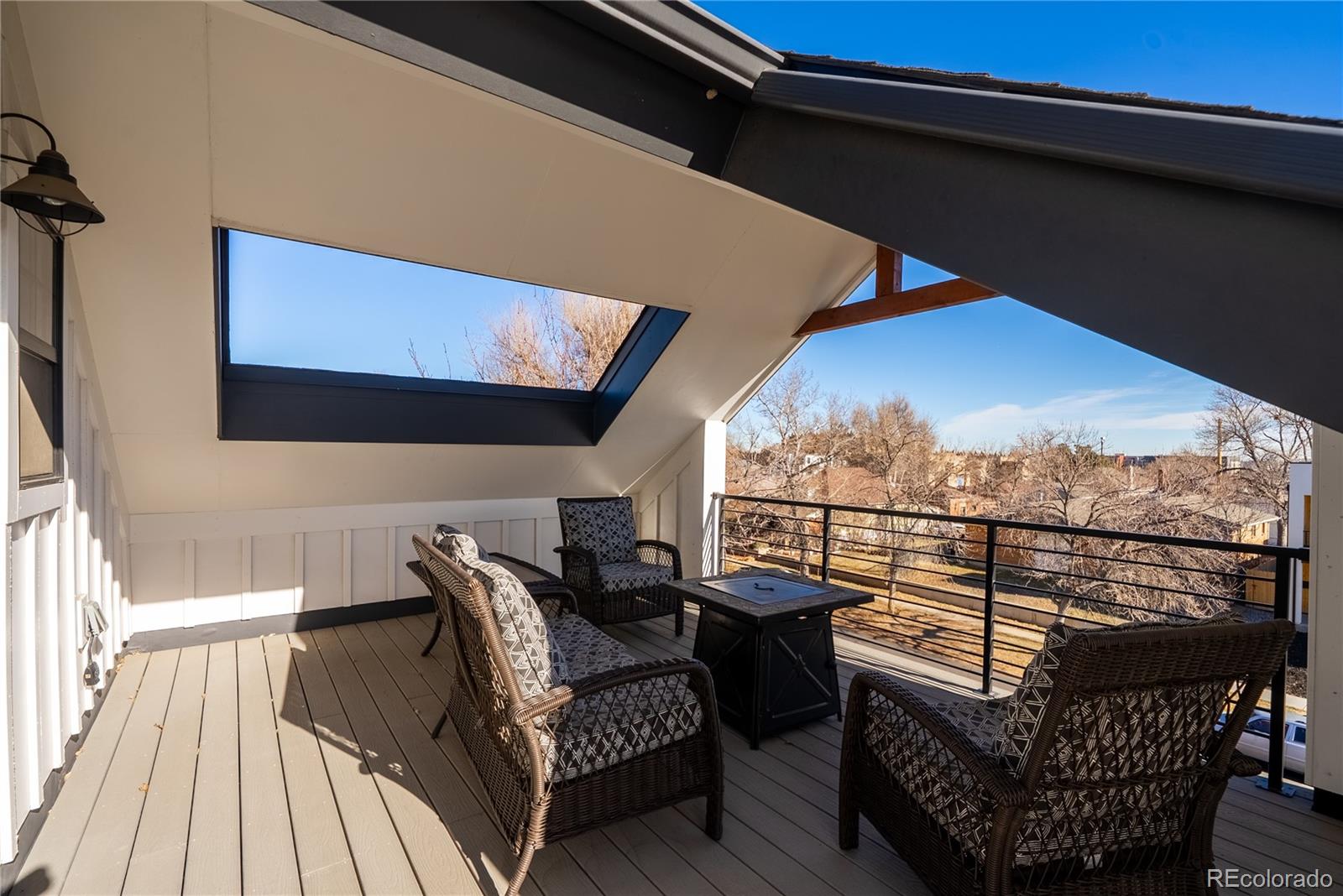 4035 Osage Street Denver, CO 80211 - Photo 15 of 29 a view of balcony with furniture