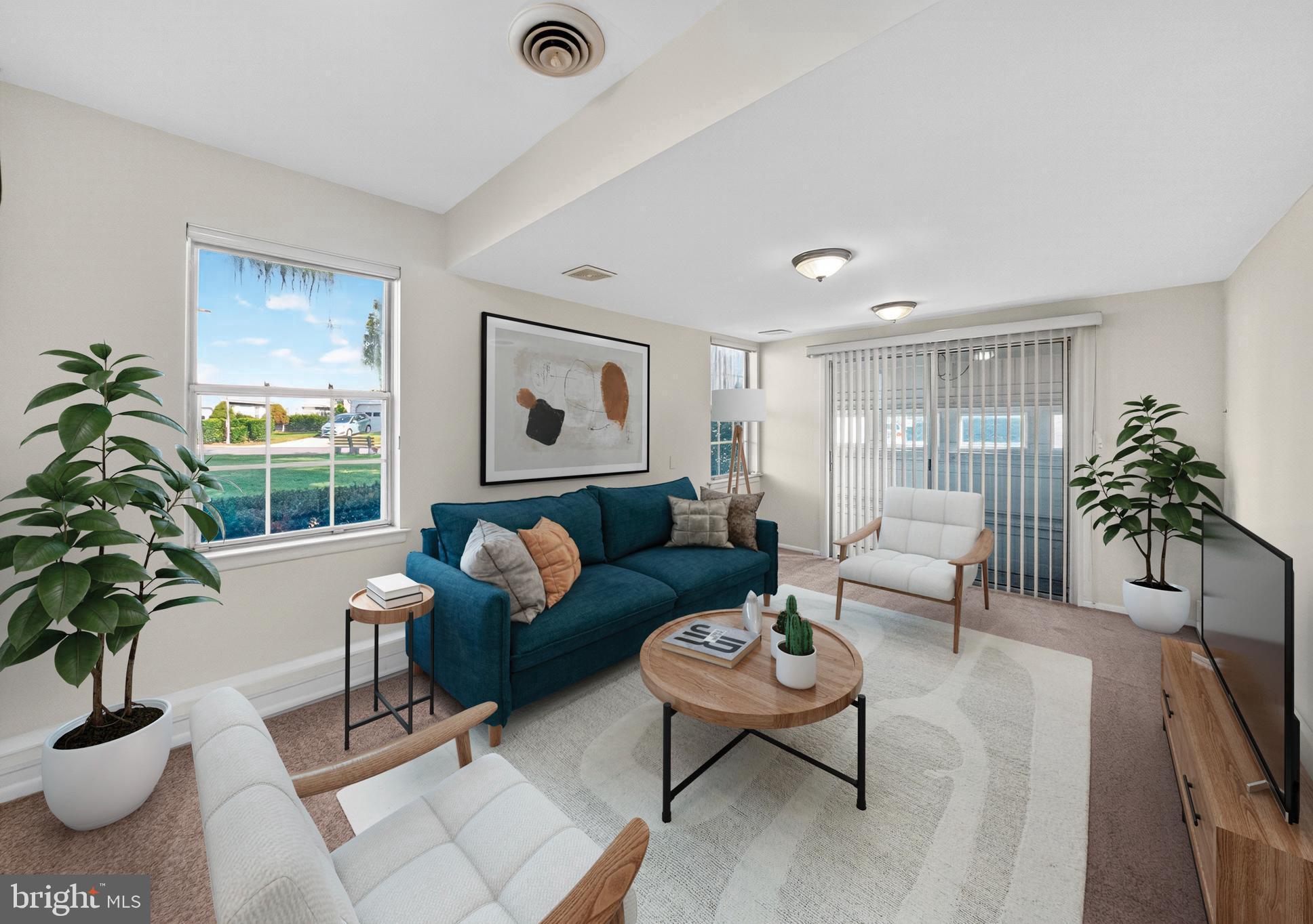 7043 Basswood Road Frederick, MD 21703 - Photo 4 of 34 a living room with furniture and a potted plant