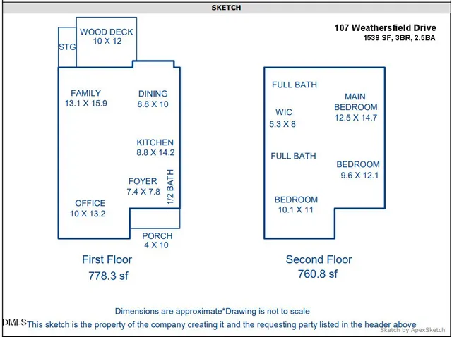$319,000 | 107 Weathersfield Drive, Durham, NC 27713