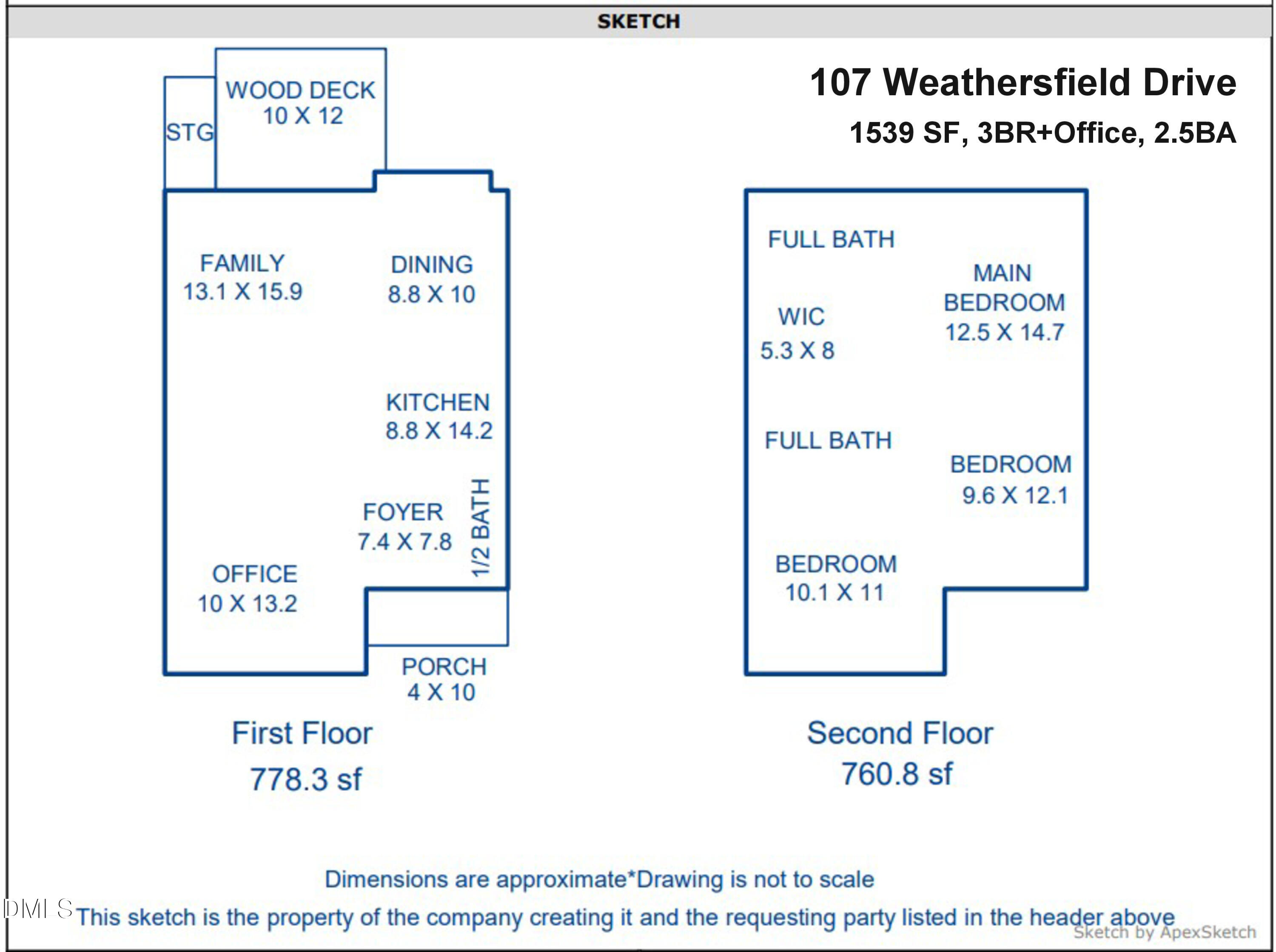 107 Weathersfield Drive Durham, NC 27713 - Photo 35 of 35 107 Weathersfield-floorplan(1)