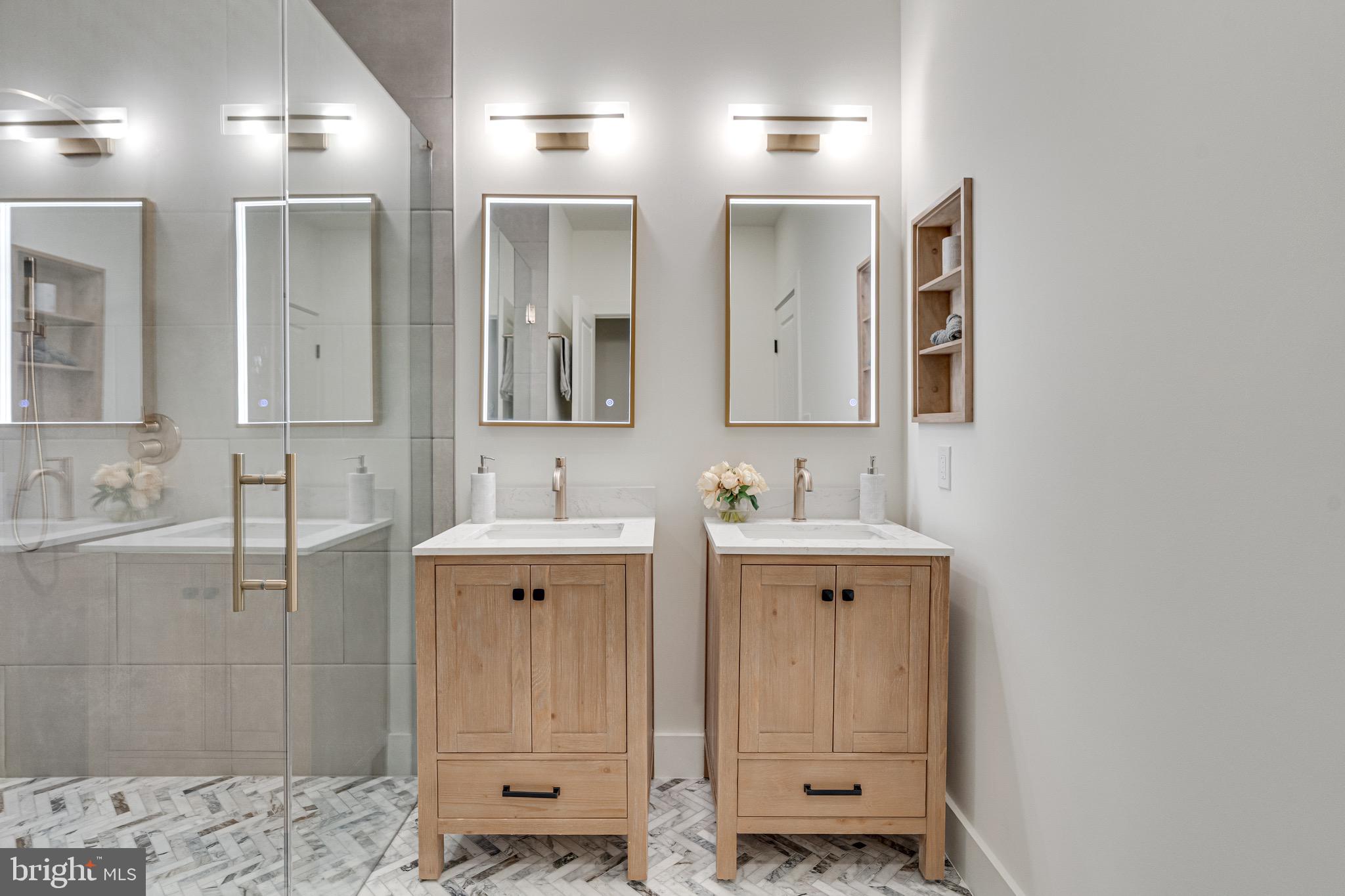 4820 5th Street Northwest Washington, DC 20011 - Photo 11 of 34 Primary Bath Dual Vanity