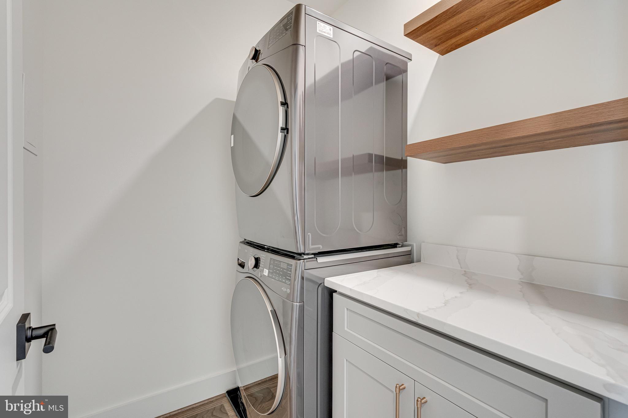 4820 5th Street Northwest Washington, DC 20011 - Photo 15 of 34 Laundry Room Level 2 w/ storage and counter space
