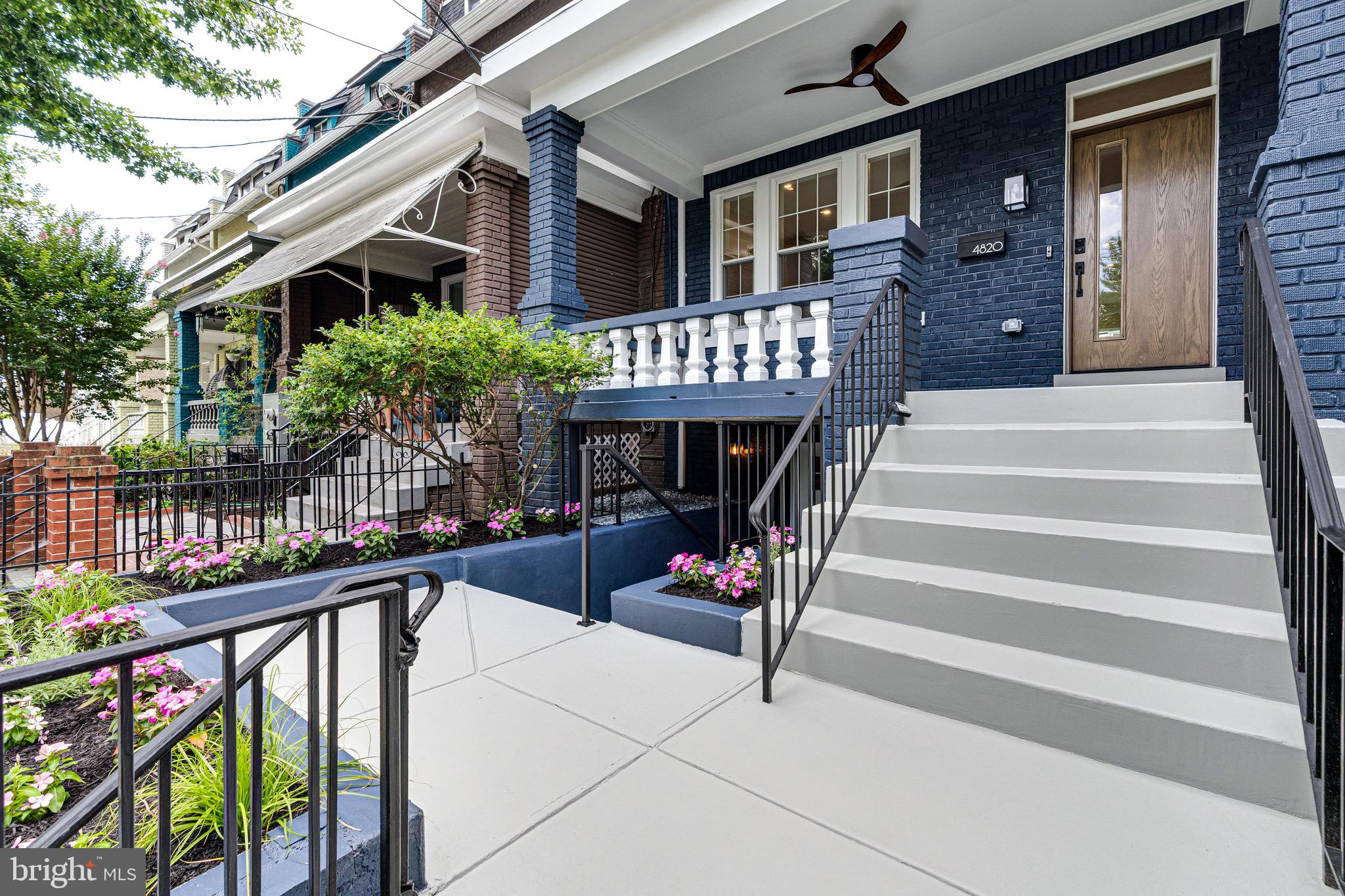 4820 5th Street Northwest Washington, DC 20011 - Photo 27 of 34 Front Patio & Landing