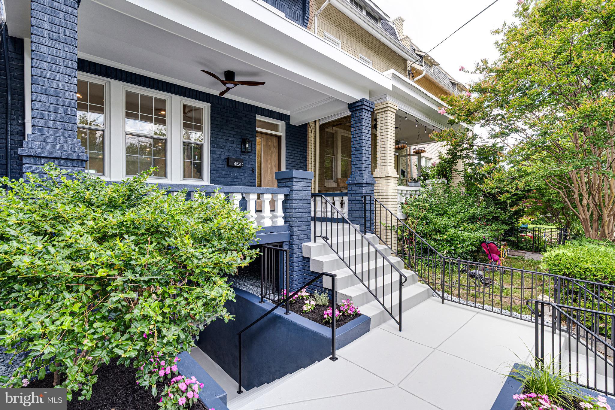 4820 5th Street Northwest Washington, DC 20011 - Photo 28 of 34 Landing and separate entrance to basement/apt!!