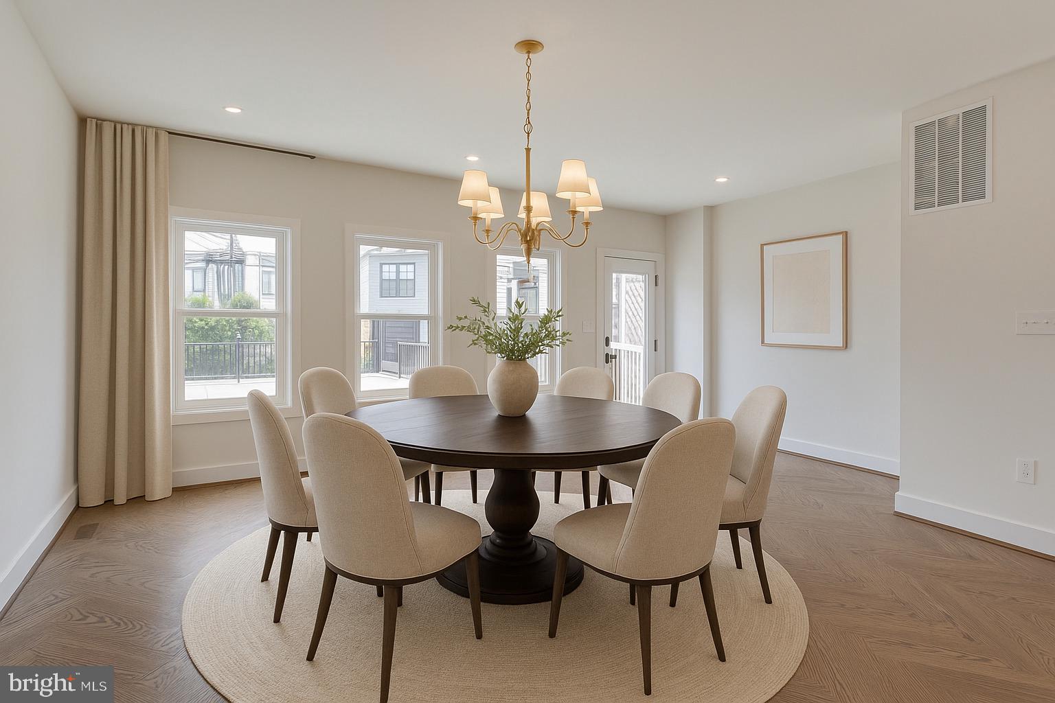 4820 5th Street Northwest Washington, DC 20011 - Photo 5 of 34 Dining area virtually staged