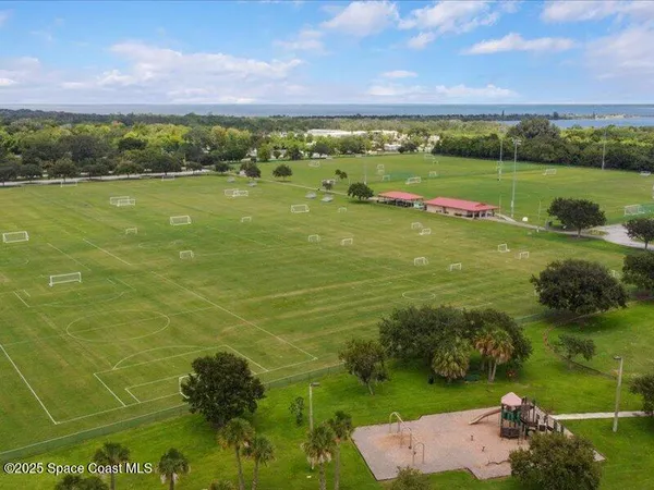 a view of an outdoor space and a lake view