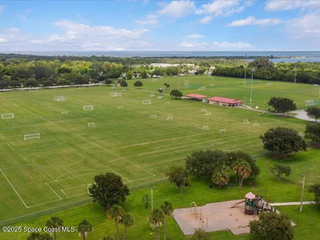 a view of an outdoor space and a lake view