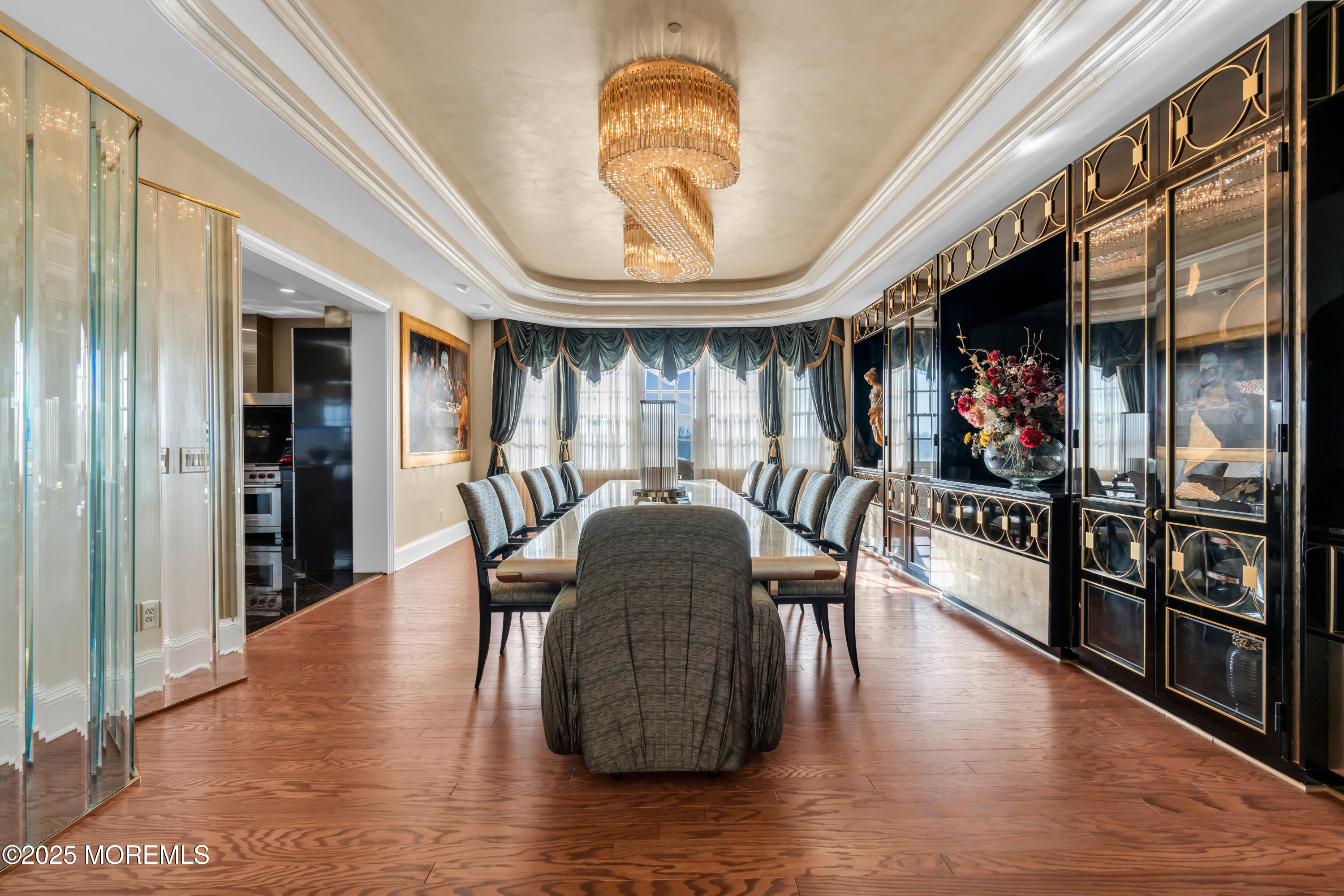 1041 Oval Road Manasquan, NJ 08736 - Photo 18 of 30 a dining room with furniture and wooden floor