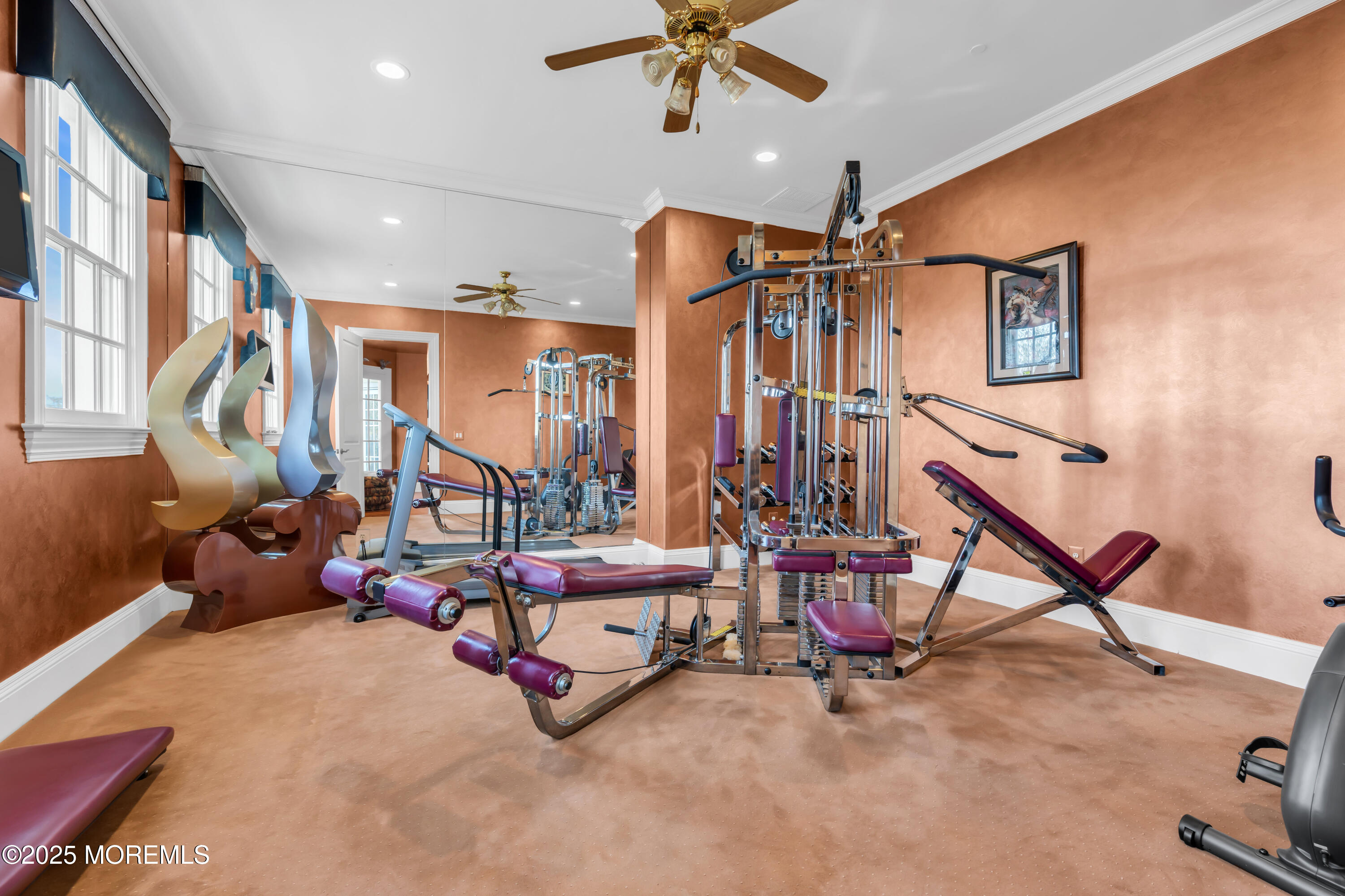 1041 Oval Road Manasquan, NJ 08736 - Photo 29 of 30 a view of a room with gym equipment