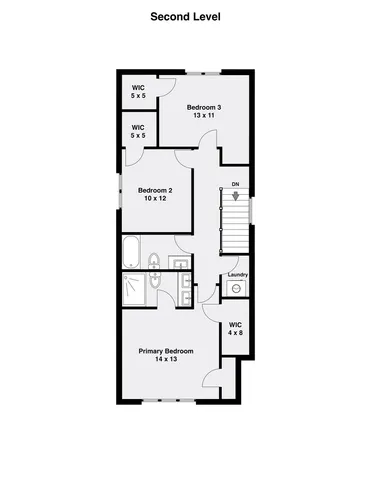 a picture of a wall with a white wall and a picture