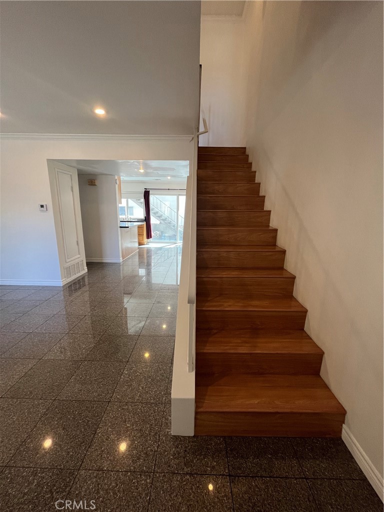 17401 Appalachian Street Fountain Valley, CA 92708 - Photo 13 of 23 a view of entryway and hall with wooden floor