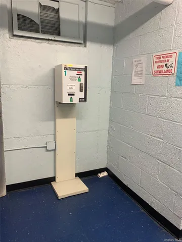 a view of storage and utility room