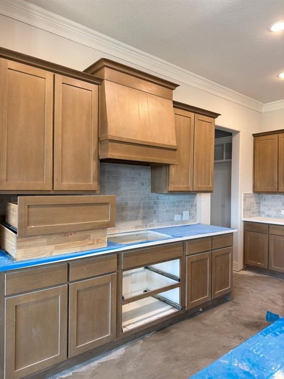 905 Perrin Lane Van Alstyne, TX 75495 - Photo 6 of 8 a kitchen with granite countertop cabinets stainless steel appliances and a sink