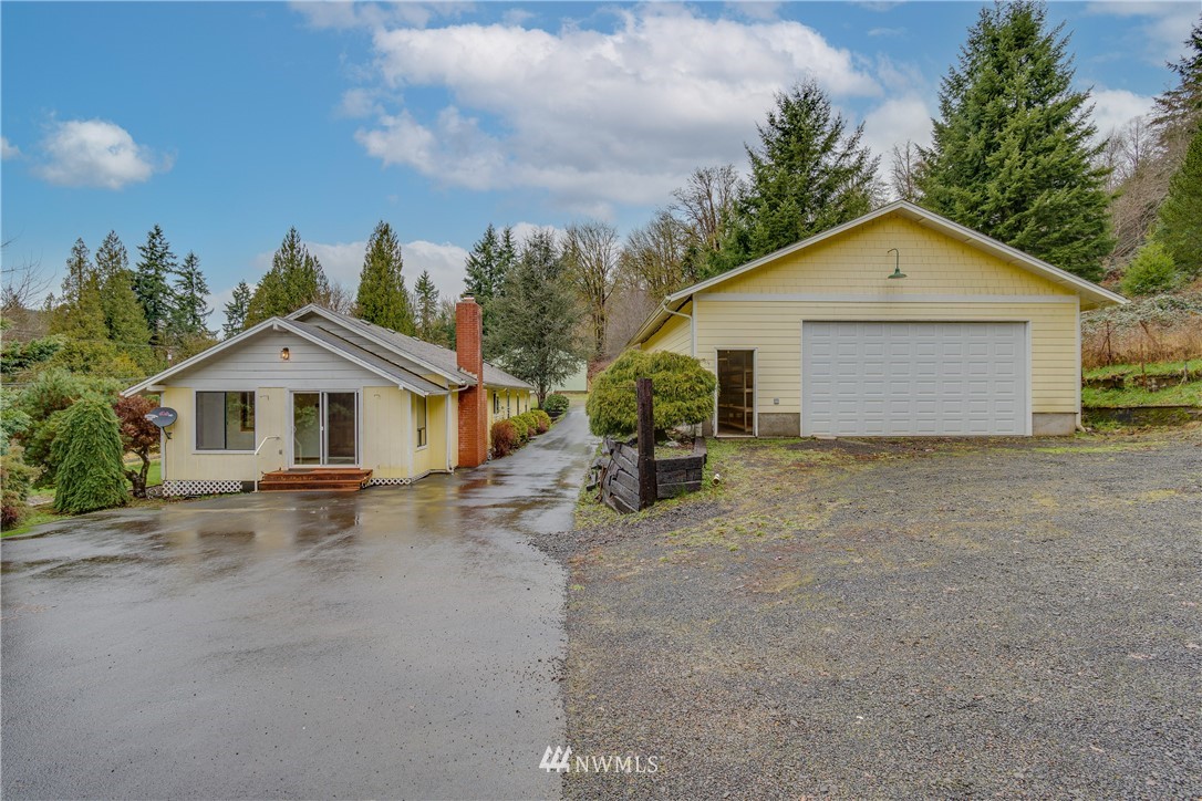 1320 Coal Creek Road Longview, WA 98632 - Photo 1 of 34 a view of a house with a yard and large trees