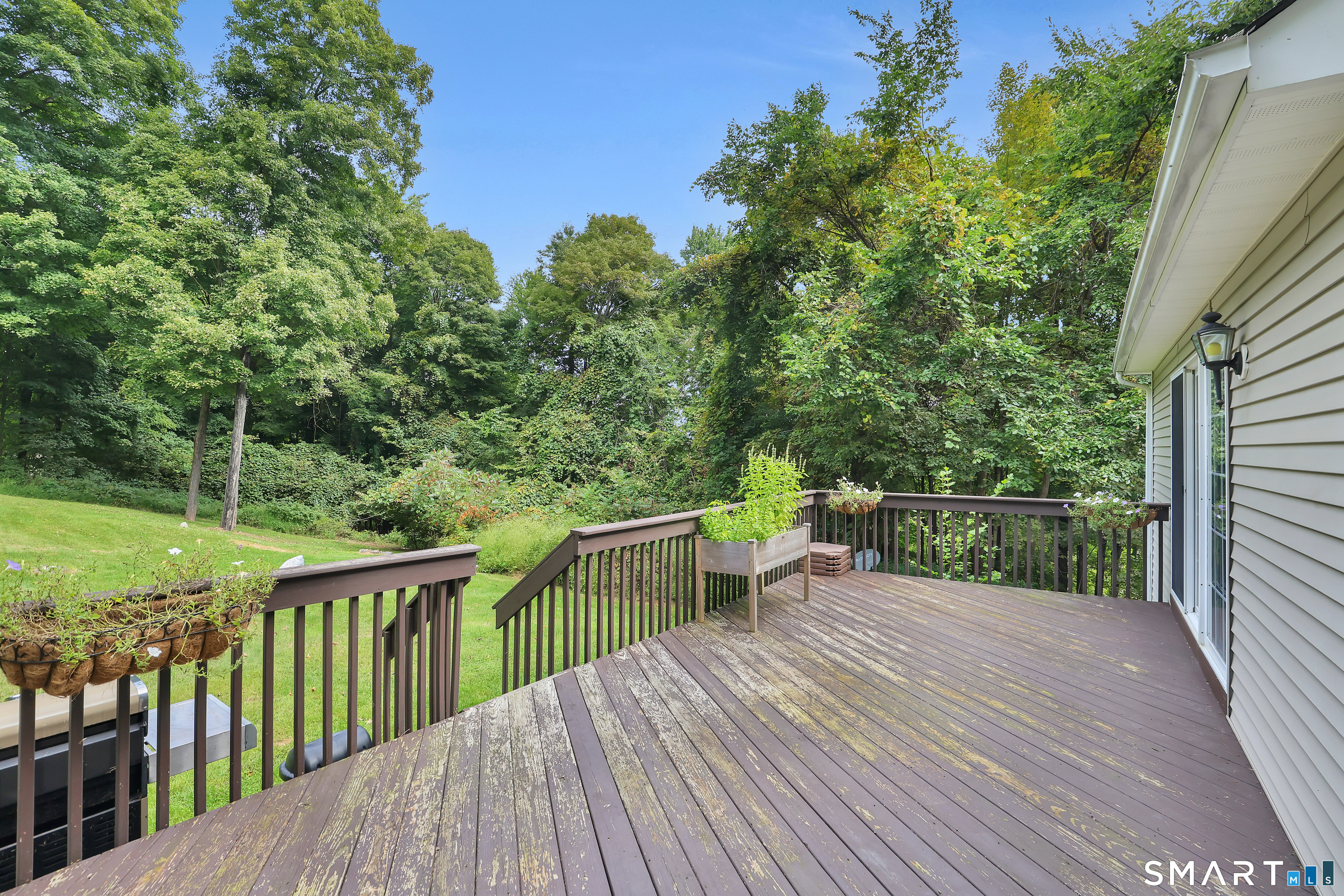182 Green Hill Road Middlebury, CT 06762 - Photo 34 of 39 Just enjoy nature or entertain on the expansive deck.