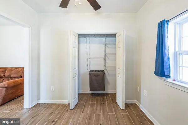 a view of livingroom with hardwood floor and window