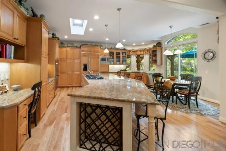 16163 Del Norte Poway, CA 92064 - Photo 13 of 22 a view of a dining room with furniture window and outside view