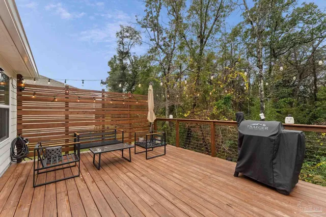 a view of outdoor space with seating space