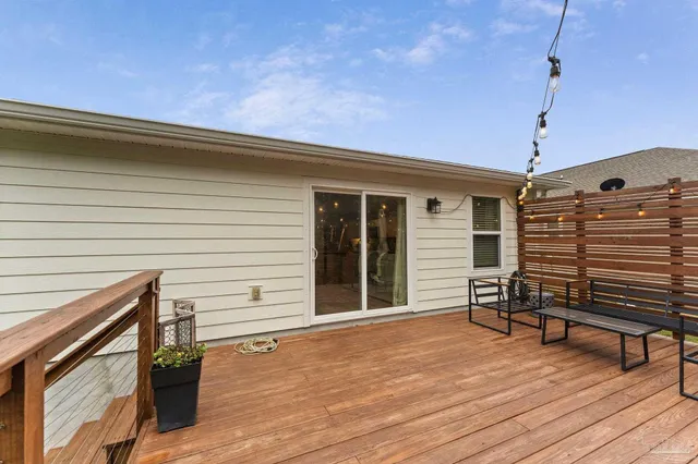 a view of a roof deck