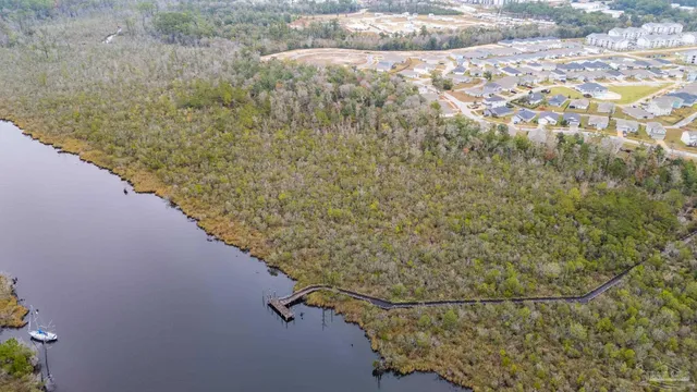 a view of lake and mountain