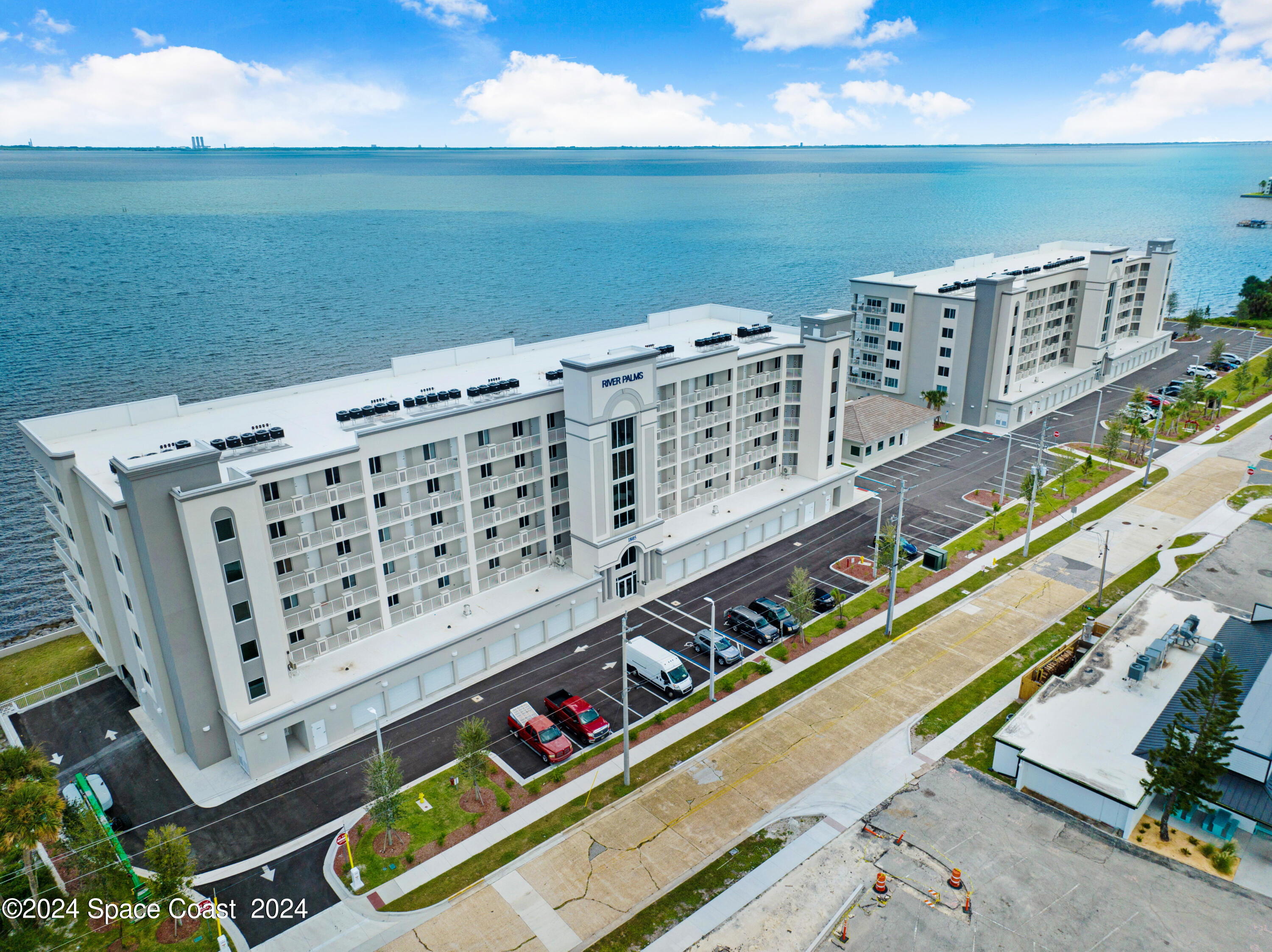 1805 Riverside Drive, Unit 606 Titusville, FL 32780 - Photo 27 of 40 a view of a balcony with city