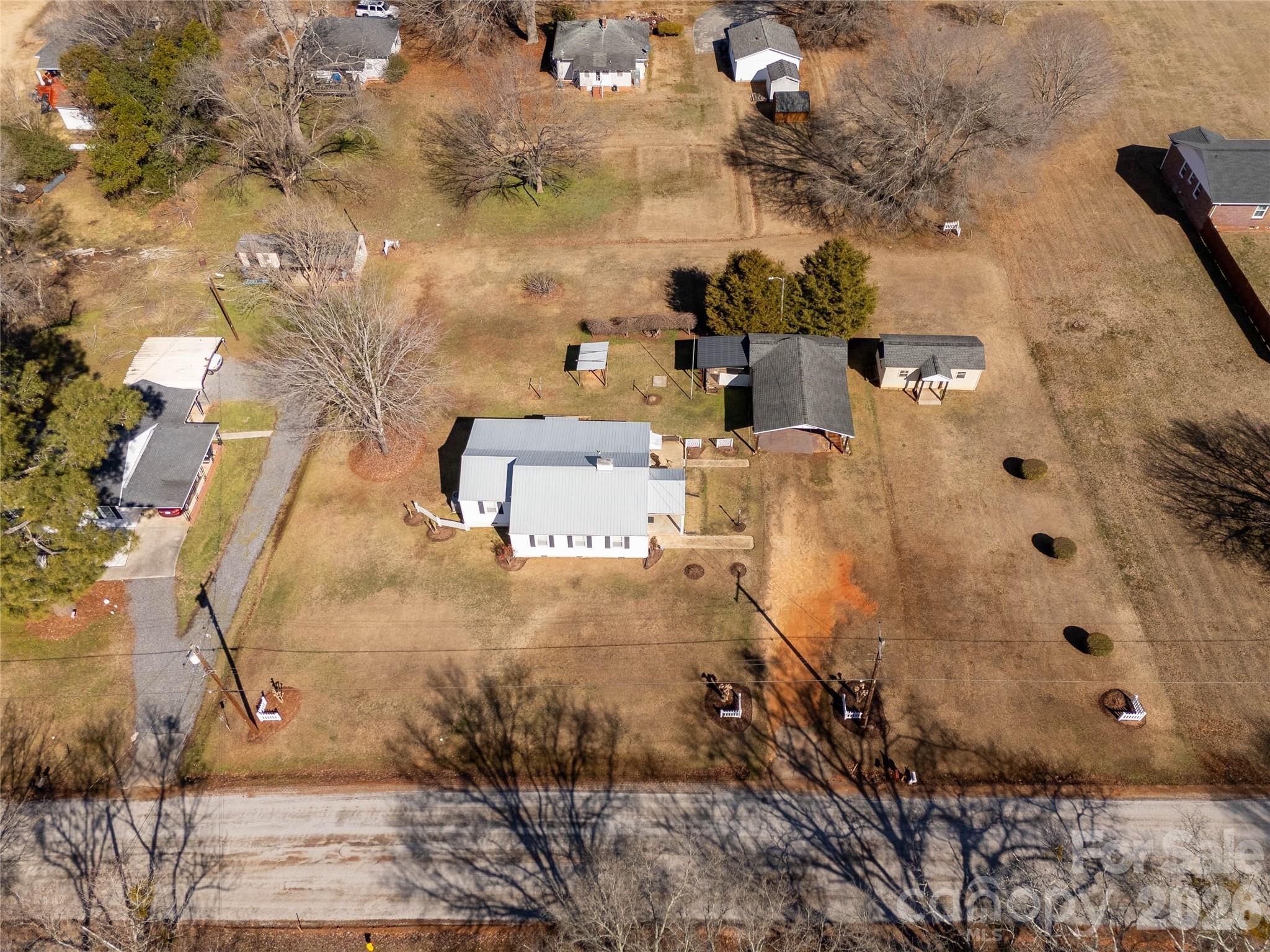 1227 Laurel Avenue Lancaster, SC 29720 - Photo 41 of 48 an aerial view of residential house with parking