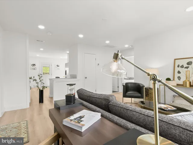 a kitchen with a stove and a microwave