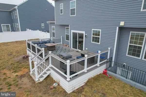 a balcony with a stove