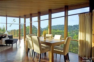 405 Goodhill Road Kentfield, CA 94904 - Photo 1 of 1 a view of a dining room with furniture window and wooden floor