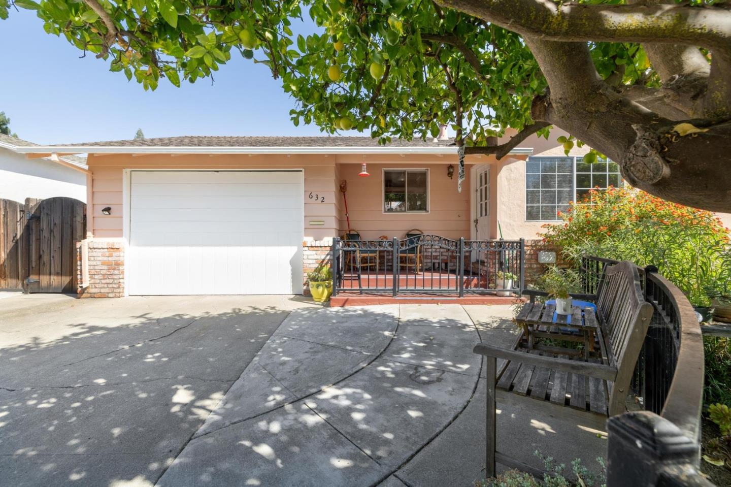1198 Boranda Avenue Mountain View, CA 94040 - Photo 4 of 38 a view of backyard with outdoor seating and plants