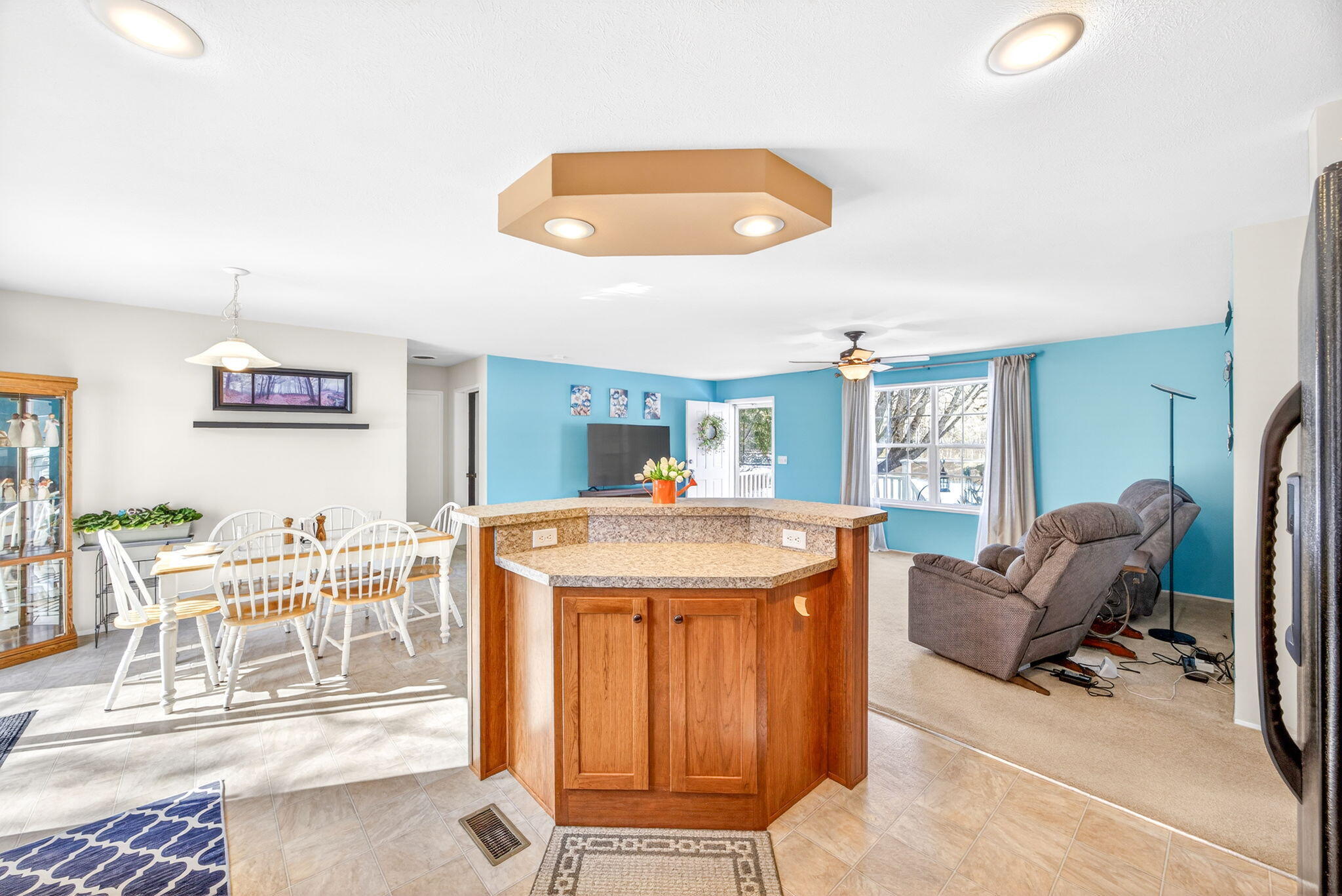 12459 Pierce Road Stanwood, MI 49346 - Photo 23 of 47 open kitchen to living room