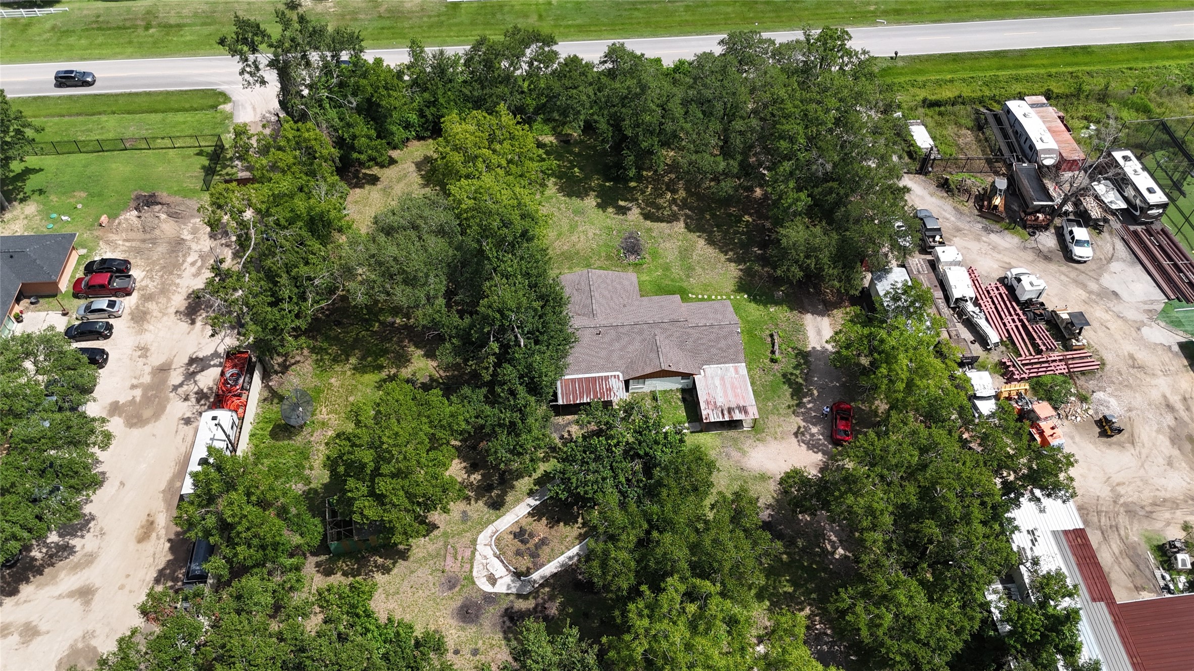 10005 Cypress North Houston Road Houston, TX 77070 - Photo 22 of 31 an aerial view of a house with outdoor space and street view
