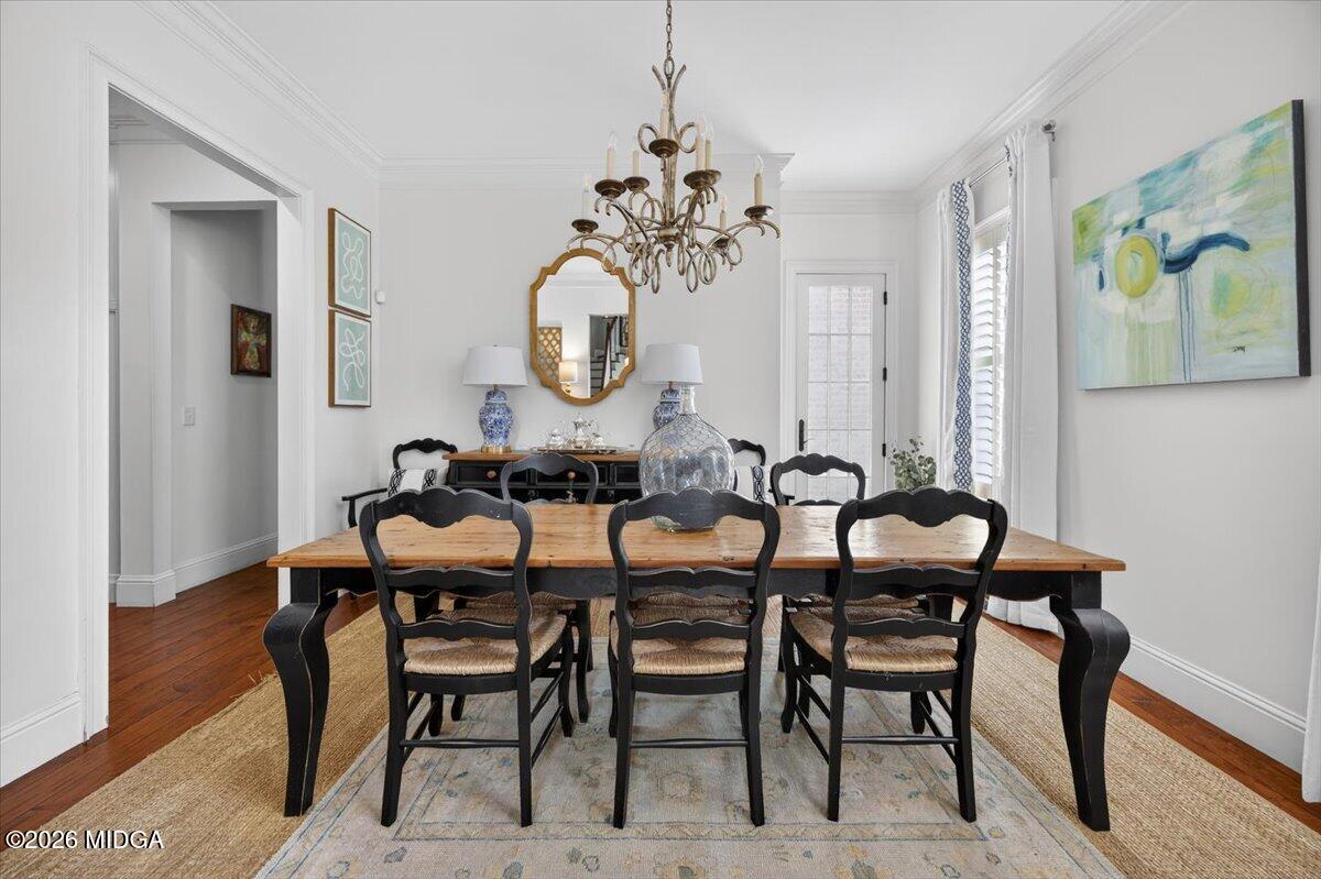 106 Lagrange Place Macon, GA 31210 - Photo 11 of 76 a view of a a dining room with furniture window and wooden floor