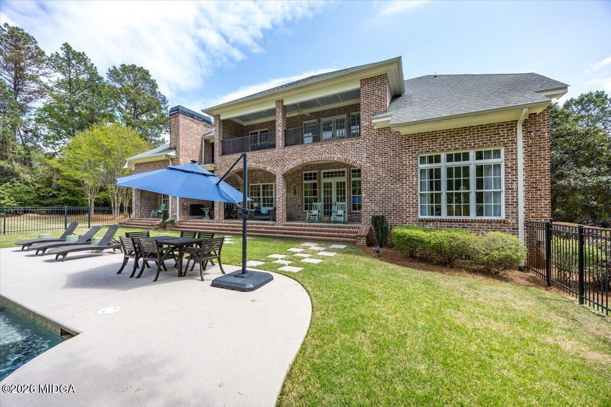 106 Lagrange Place Macon, GA 31210 - Photo 55 of 76 a view of a house with backyard porch and sitting area