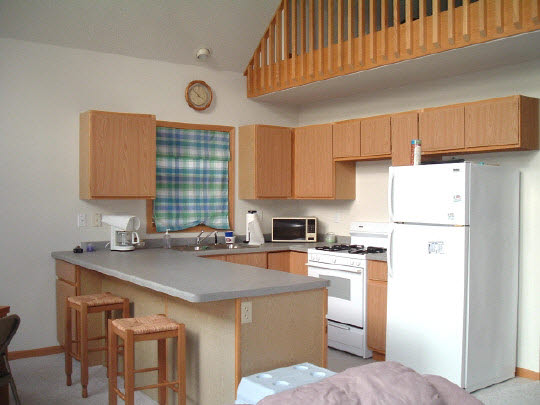 705 Westmore Road Davis, IL 61019 - Photo 2 of 4 a kitchen with a sink a stove a refrigerator and cabinets
