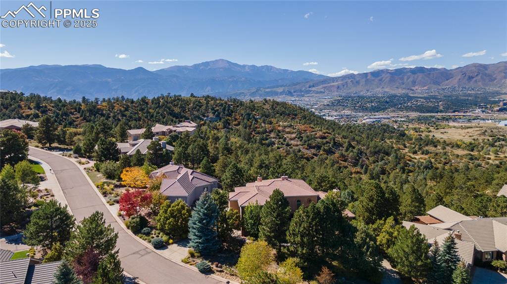 4896 Stonehill Road Colorado Springs, CO 80918 - Photo 40 of 42 a view of a city with mountains