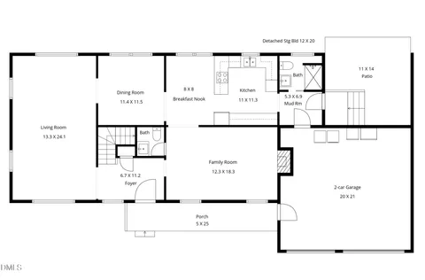 $675,000 | 6800 Candlewood Drive, Raleigh, NC 27612