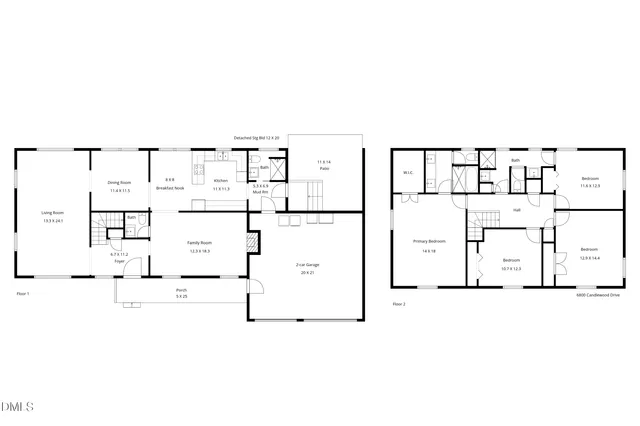 $675,000 | 6800 Candlewood Drive, Raleigh, NC 27612