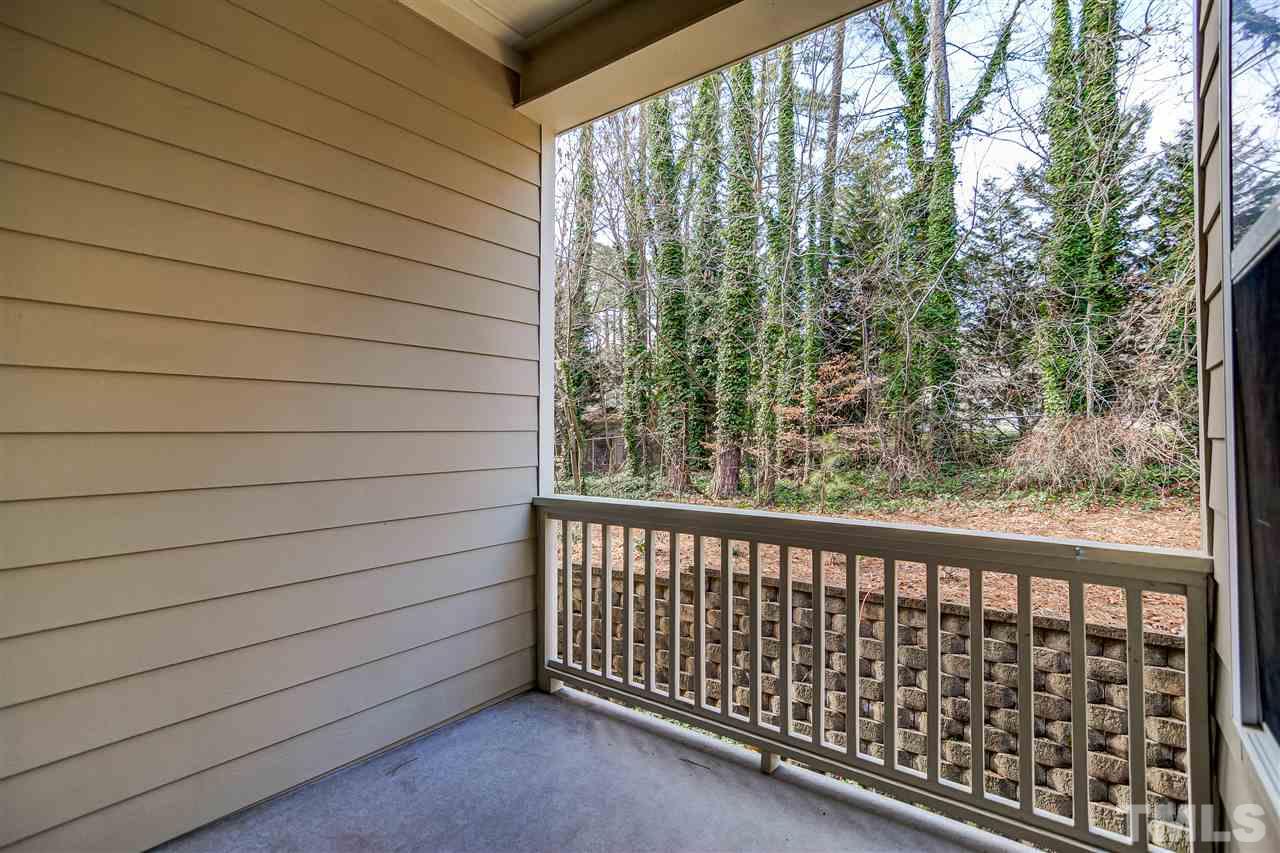 3606 Winifred Way Raleigh, NC 27609 - Photo 17 of 18 a view of a balcony with outside green space