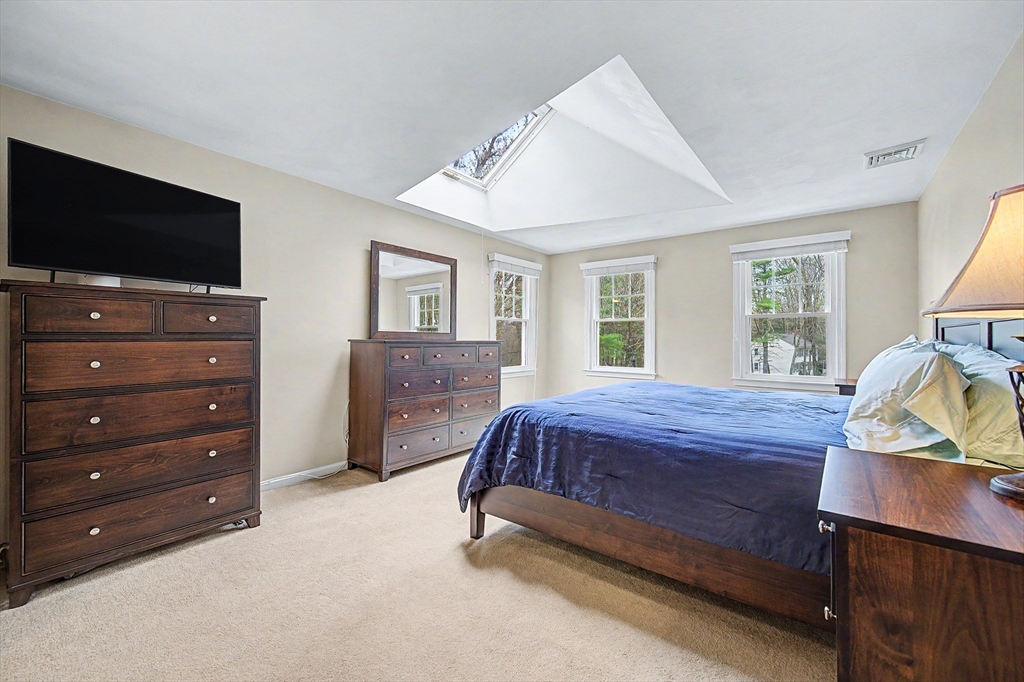1 Coburn Road Hopkinton, MA 01748 - Photo 27 of 42 a bedroom with a bed and a flat screen tv