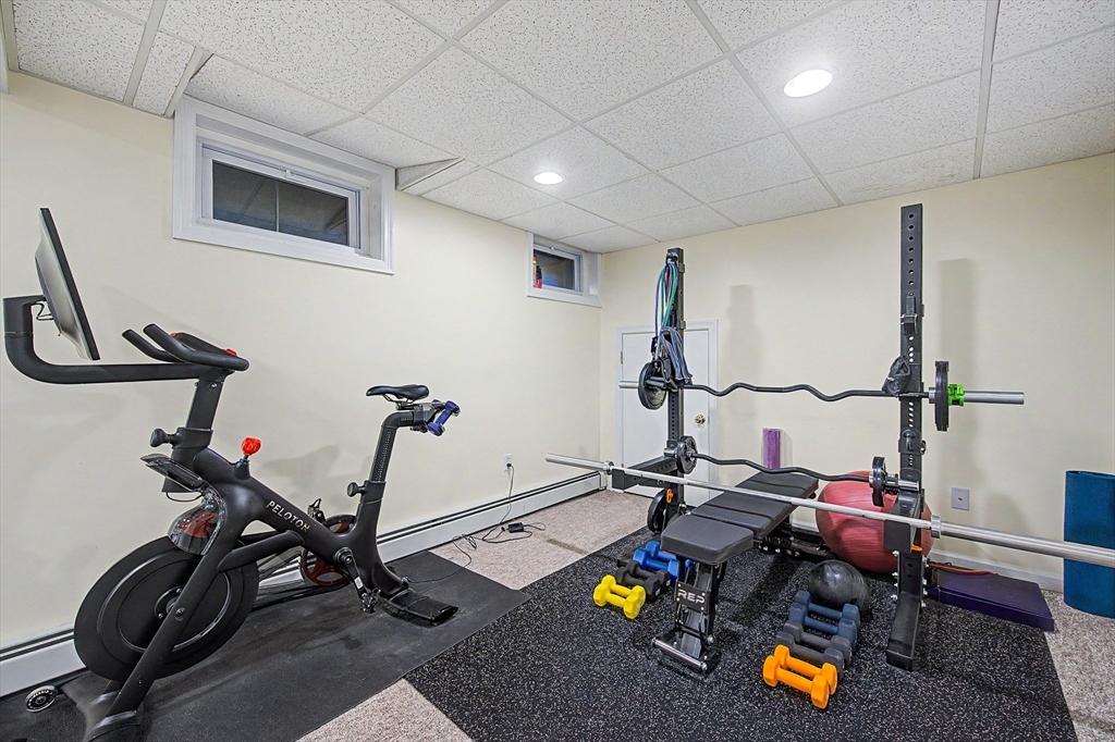 1 Coburn Road Hopkinton, MA 01748 - Photo 35 of 42 a view of a room with gym equipment
