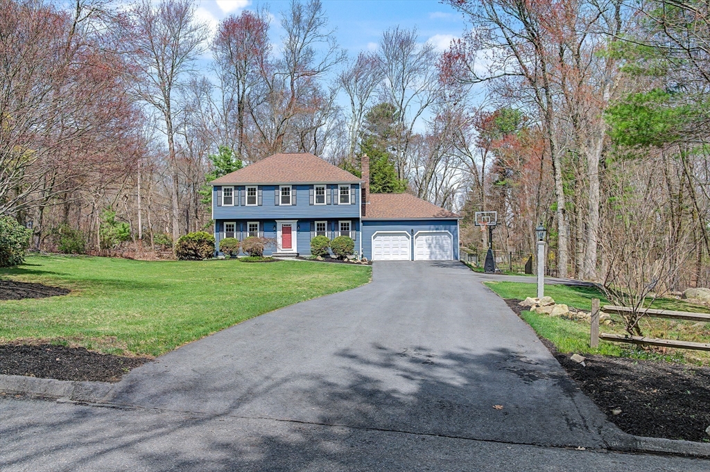 1 Coburn Road Hopkinton, MA 01748 - Photo 42 of 42 a front view of house with yard and green space