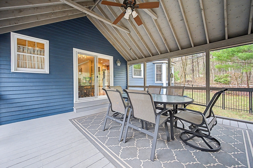 1 Coburn Road Hopkinton, MA 01748 - Photo 7 of 42 a view of a dining room with furniture window and outside view