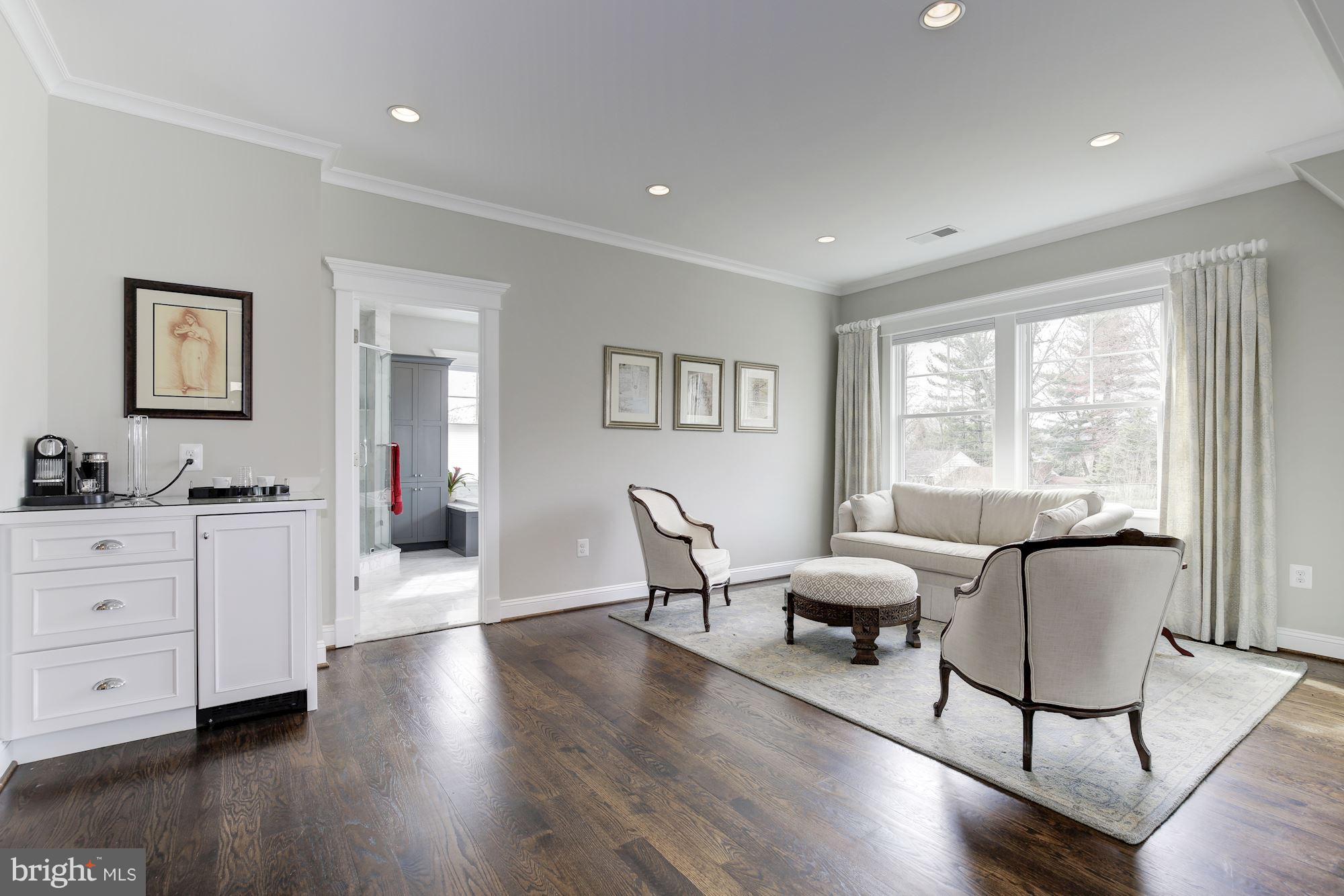 7200 Matthew Mills Road McLean, VA 22101 - Photo 13 of 30 Master bedroom sitting area with espresso bar