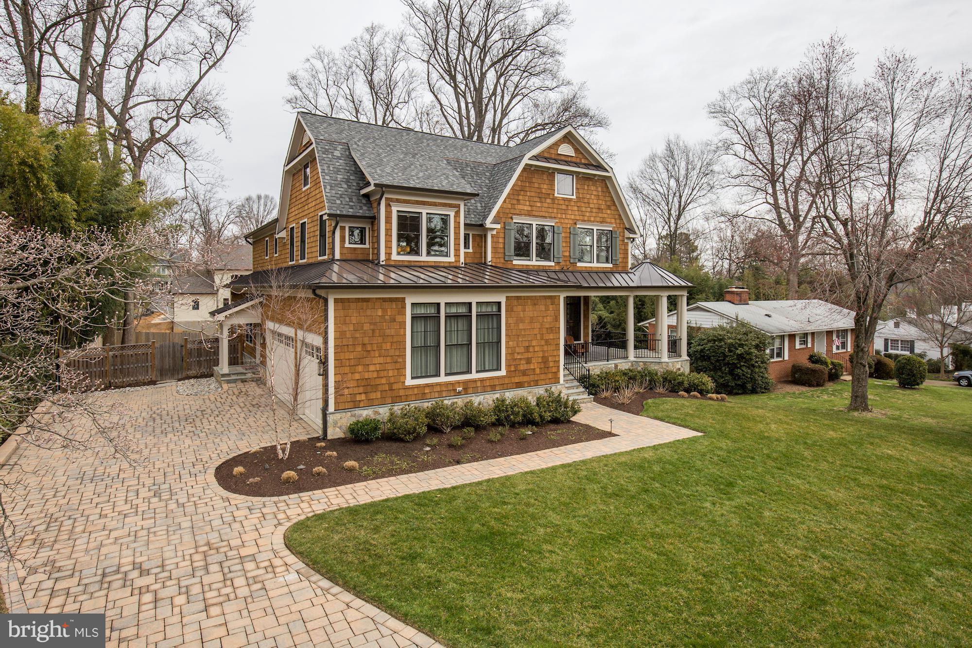 7200 Matthew Mills Road McLean, VA 22101 - Photo 3 of 30 Paver driveway adds subtle elegance