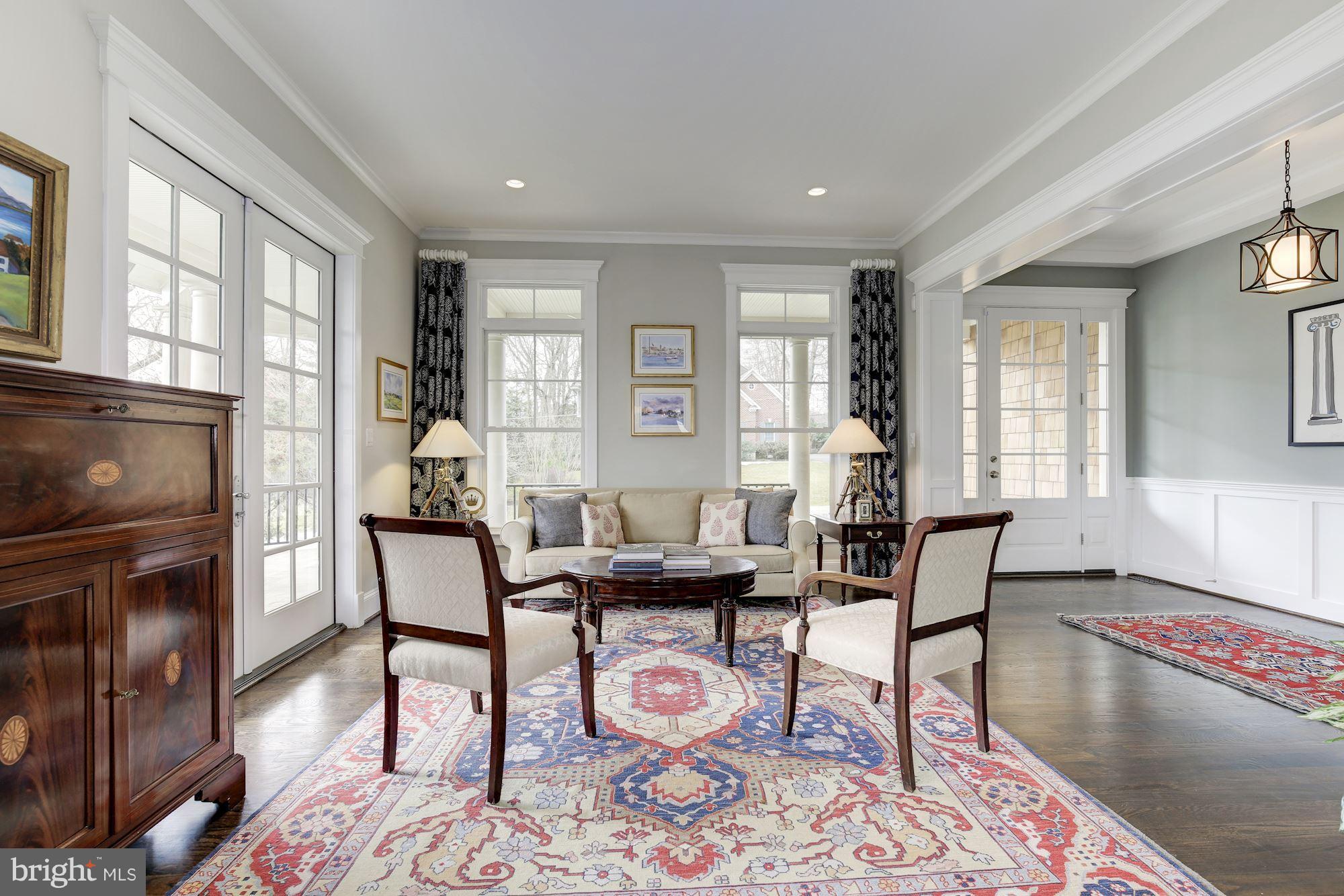 7200 Matthew Mills Road McLean, VA 22101 - Photo 5 of 30 Living Room welcomes guests from the Foyer